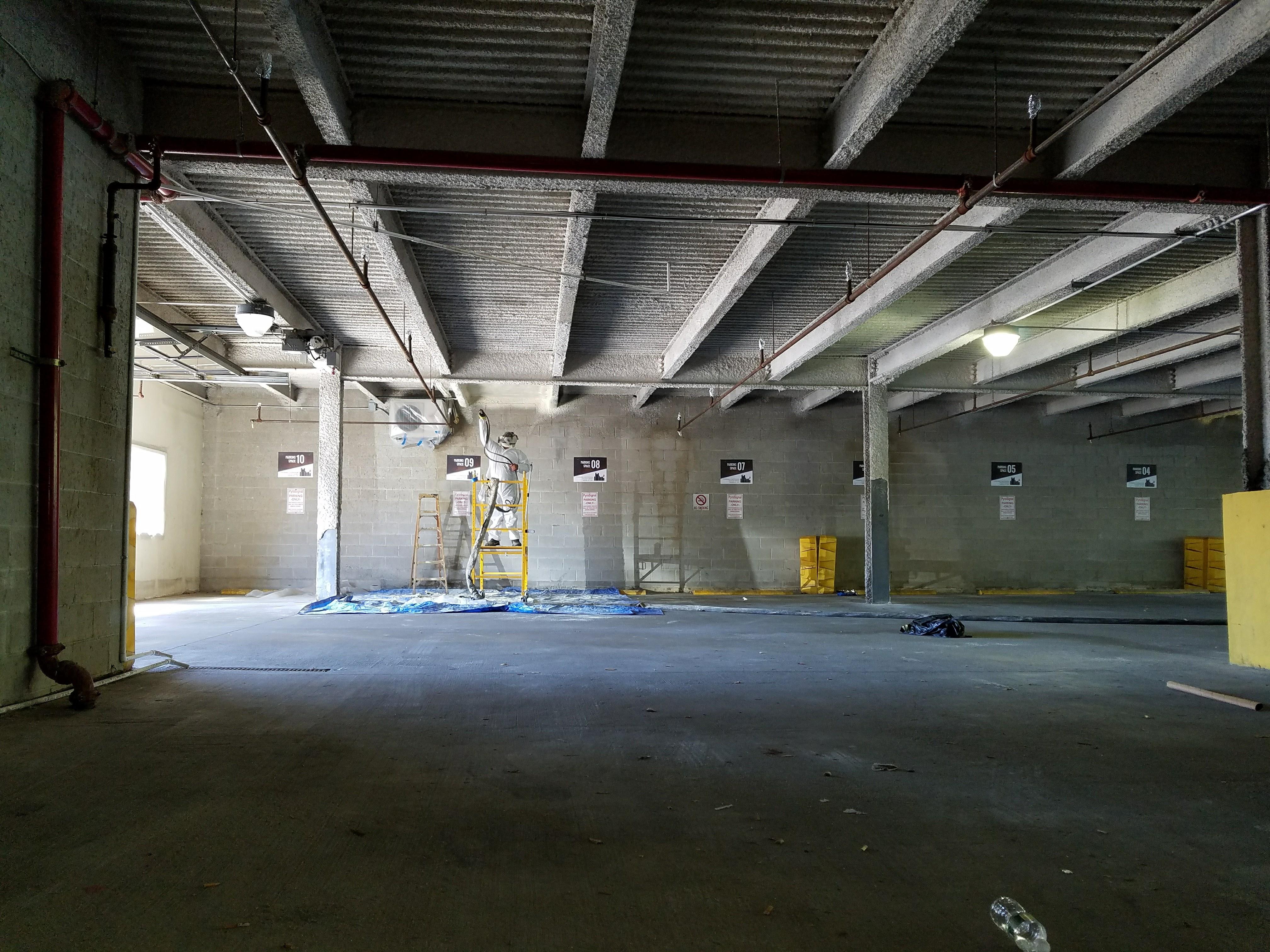 Condo Parking Garage Ceiling: 42nd Ave, Bayside, NY 11361